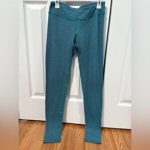 Ivivva Teal Textured Kids Leggings